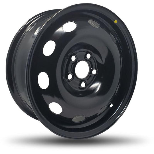 550000 - DTD Steel Wheel 15X6 5X100 ET 38mm Black - DTD Wheels Canada