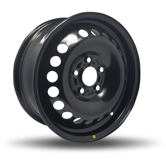 550800 - DTD Steel Wheel 15X6 5X108 ET 52mm Black - DTD Wheels Canada