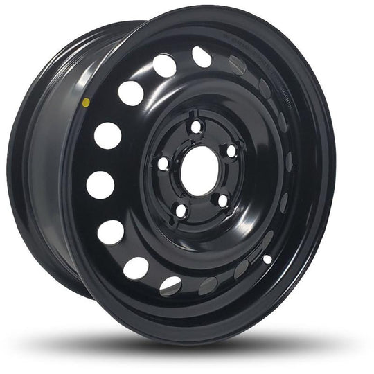 551403 - DTD Steel Wheel 15X6 5X114.3 ET 42mm Black - DTD Wheels Canada