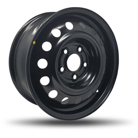551410 - DTD Steel Wheel 15X6 5X114.3 ET 38.5mm Black - DTD Wheels Canada