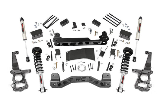 55571 4 Inch Lift Kit - N3 Struts/V2 - Ford F-150 4WD (2015-2020) Rough Country Canada