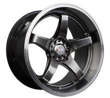 Load image into Gallery viewer, 555885451 - XXR 555 18X8.5 5X100 / 5X114.3 25mm Chromium Black / Machined Lip - XXR Wheels Canada