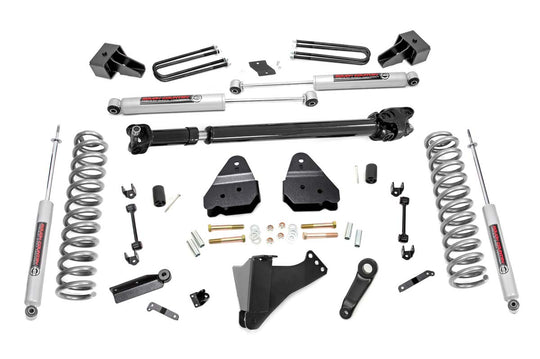 55931 6 Inch Lift Kit - DRW - FR Drive Shaft - Ford Super Duty 4WD (17-22) Rough Country Canada
