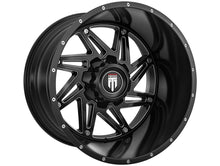 Load image into Gallery viewer, AT165-2237M-44 - American Truxx Warrior 20X12 6X135 / 6X139.7 ET -44mm Gloss Black Milled - American Truxx Wheels Canada