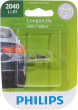 Load image into Gallery viewer, 2040LLB1 Philips LongerLife Miniature 2040LL - LongerLife - Single Blister Pack Philips Bulbs