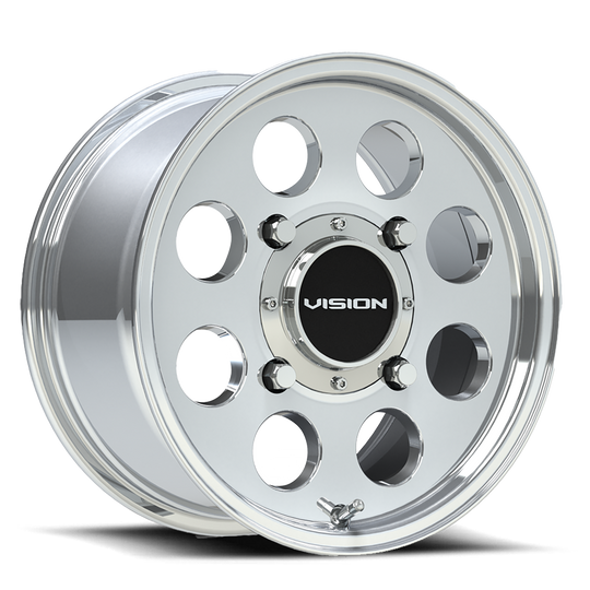 56-147136P44 - Vision 56 Midway 14X7 4X136 13mm Polished - Vision Wheels Canada