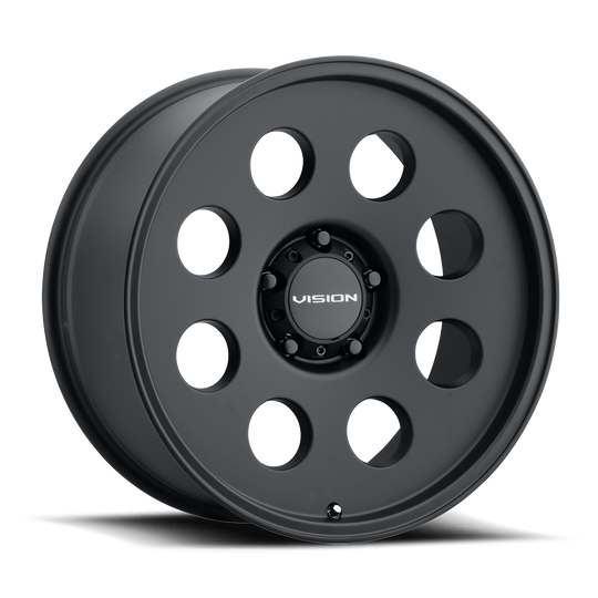 56-147136SB44 - Vision 56 Midway 14X7 4X136 13mm Satin Black - Vision Wheels Canada