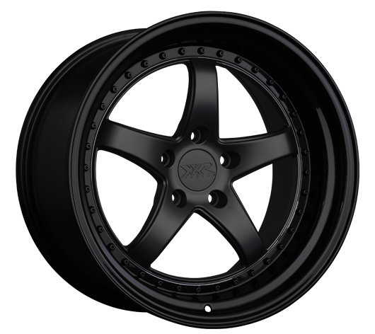 565806626 - XXR 565 18X10.5 5X114.3 20mm Flat Black / Gloss Black Lip - XXR Wheels Canada