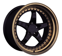 Load image into Gallery viewer, 565806663 - XXR 565 18X10.5 5X114.3 20mm Black / Bronze Lip - XXR Wheels Canada