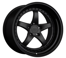 Load image into Gallery viewer, 565894426 - XXR 565 18X9.5 5X112 38mm Flat Black / Gloss Black Lip - XXR Wheels Canada