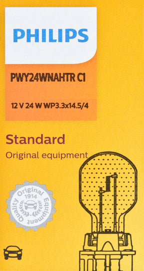 PWY24WNAHTRC1 Philips HiPerVision PWY24WNAHTR - Standard - Single Commercial Pack Philips Bulbs