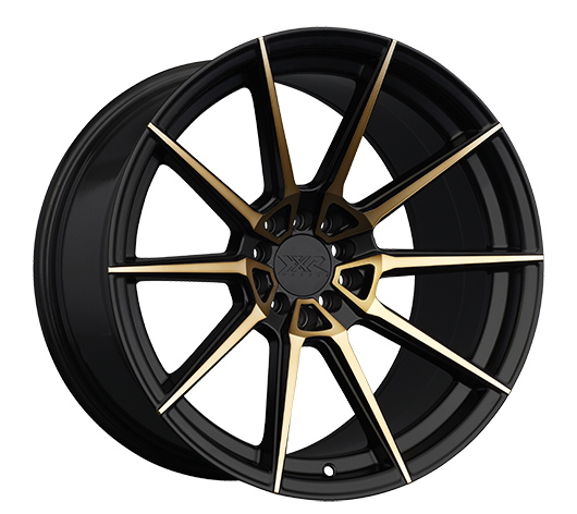 567881063 - XXR 567 18X8.5 5X114.3 / 5X100 35mm Bronze & Black - XXR Wheels Canada