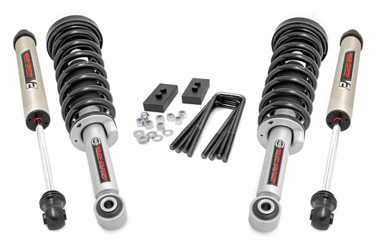 56871 2 Inch Lift Kit - N3 Struts/V2 - Ford F-150 4WD (2009-2013) Rough Country Canada
