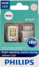 Load image into Gallery viewer, 4157WLED Philips Ultinon LED 4157WLED - Ultinon LED - White Philips Bulbs