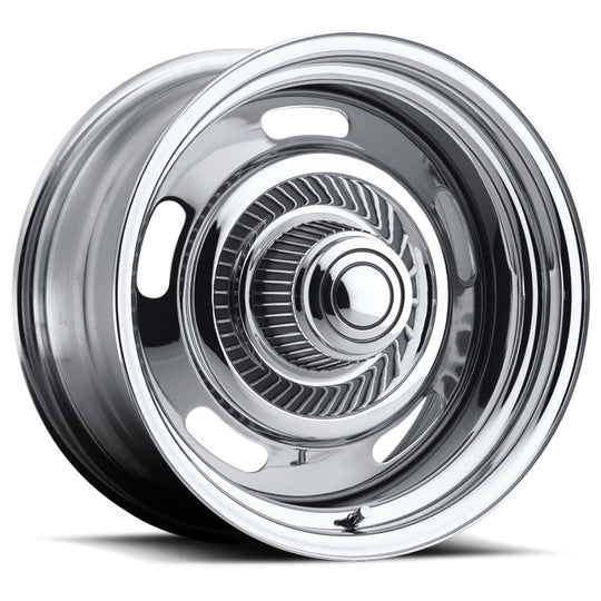 57-5604 - Vision 57 Rally 15X6 5X100 / 5X114.3 12mm Chrome - Vision Wheels Canada