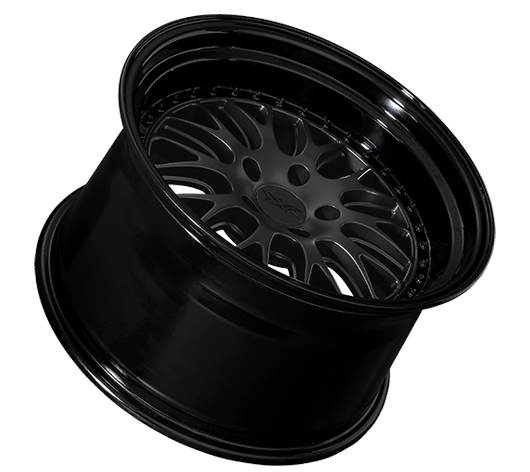 570888026 - XXR 570 18X8.5 5X100 35mm Flat Black / Gloss Black Lip - XXR Wheels Canada
