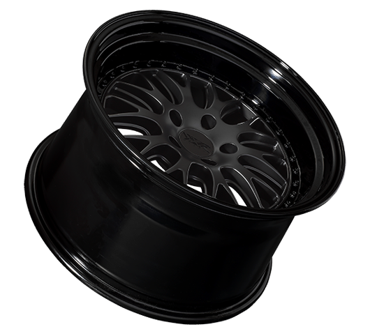 570891226 - XXR 570 18X9.5 5X120 35mm Flat Black / Gloss Black Lip - XXR Wheels Canada
