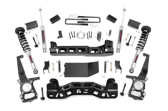 57432 4 Inch Lift Kit - N3 Struts - Ford F-150 4WD (2011-2013) Rough Country Canada