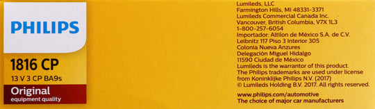 1816CP Philips Standard Miniature 1816 - Standard - Multiple Commercial 10-Pack Philips Bulbs