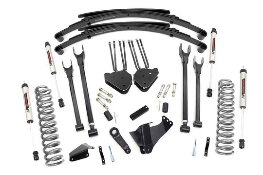 58370 6 Inch Lift Kit - Gas - 4 Link - RR Spring - V2 - Ford Super Duty (05-07) Rough Country Canada