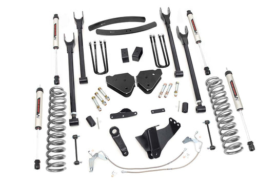 58870 6 Inch Lift Kit - Gas - 4 Link - V2 - Ford Super Duty 4WD (08-10) Rough Country Canada