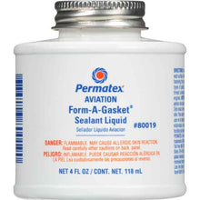 Charger l'image dans la galerie, 58931 Permatex Aviation Form-A-Gasket No. 3 Sealant Liquid, 4 OZ