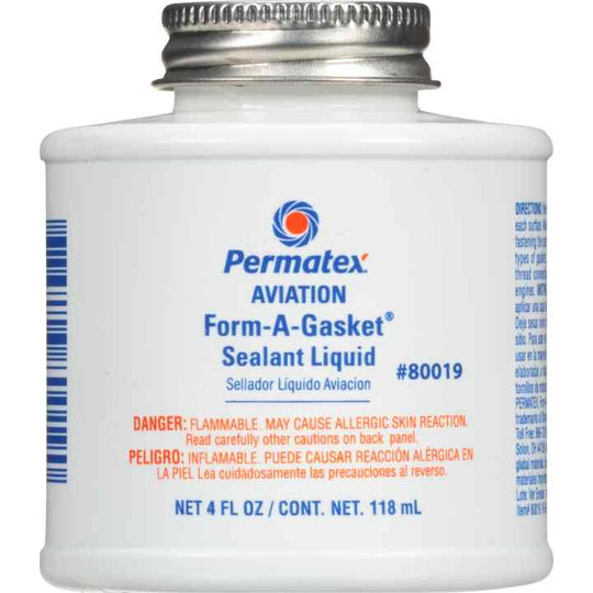 58931 Permatex Aviation Form-A-Gasket No. 3 Sealant Liquid, 4 OZ
