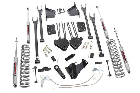 592.20 8 Inch Lift Kit - 4 Link - Ford Super Duty 4WD (2008-2010) Rough Country Canada
