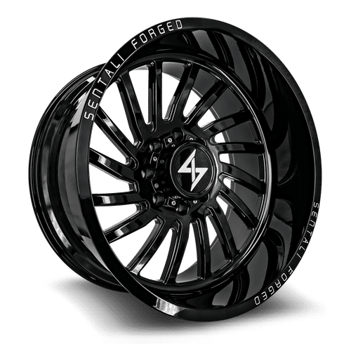 SF130168199GB-R - Sentali Forged SF1GB 30X16 8X165.1 ET -99MM Gloss Black - Sentali Forged Wheels Canada