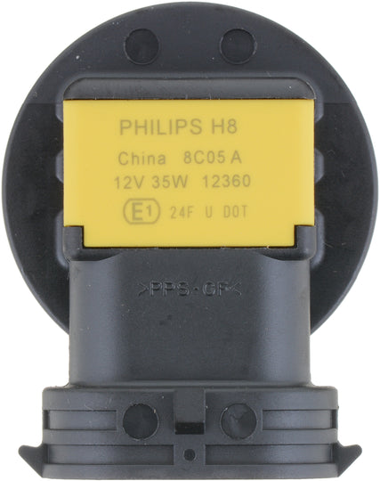 H8B1 Philips Standard Headlight H8 - Standard - Single Blister Pack Philips Bulbs