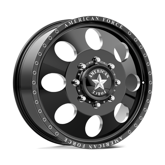 AFDBDB01170-5-21 - American Force AFW Radial 20X8.25 10X225 mm Gloss Black Mill-Mach - American Force Wheels Canada