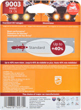 Load image into Gallery viewer, 9003MVB1 Philips MotoVision Bulb 9003 - MotoVision - Single Special Pack Philips Bulbs