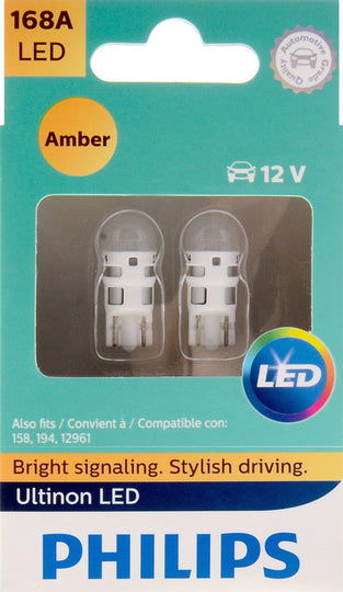 168ALED Philips Ultinon LED 168ALED - Ultinon LED - Amber Philips Bulbs
