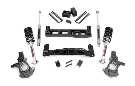 24733 5 Inch Lift Kit - Cast Steel - N3 Struts - Chevy/GMC 1500 (14-17) Rough Country Canada