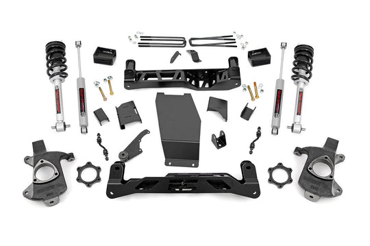 22333 5 Inch Lift Kit - Cast Steel - N3 Struts - Chevy/GMC 1500 (14-18) Rough Country Canada