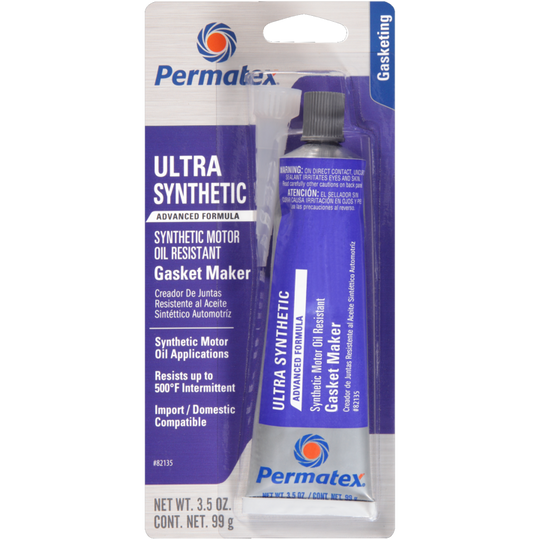 60003 Permatex Ultra Synthetic Gasket Maker, 3.5 OZ