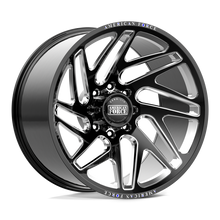 Load image into Gallery viewer, AFTQZ05R80-5-20 - American Force AFW Lumen 26X14 6X139.7 -65mm Gloss Black Mill-Mach - American Force Wheels Canada