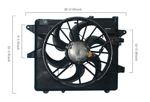 Dual Fan Assembly - Agility AutoParts - 6018119