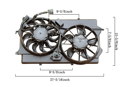Dual Fan Assembly - Agility AutoParts - 6018437