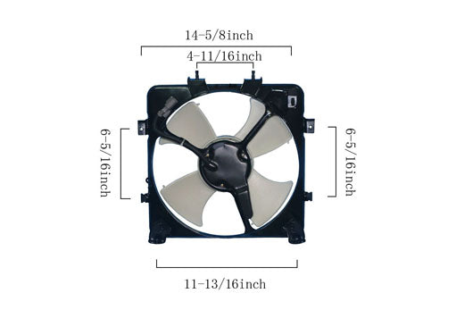 A/C Condenser Fan Assembly - Agility AutoParts - 6019120