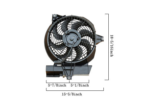 A/C Condenser Fan Assembly - Agility AutoParts - 6020109