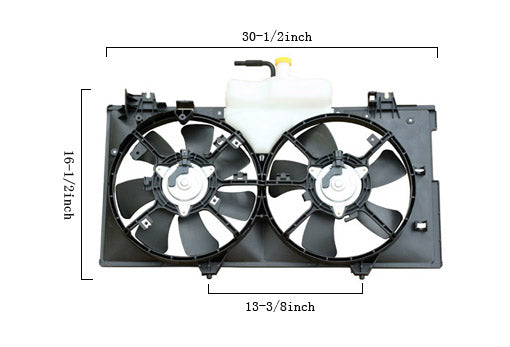 Dual Fan Assembly - Agility AutoParts - 6028117