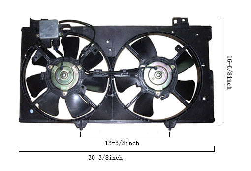 Dual Fan Assembly - Agility AutoParts - 6028120