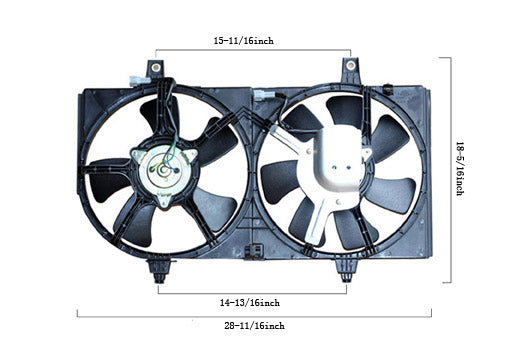 Dual Fan Assembly - Agility AutoParts - 6029128