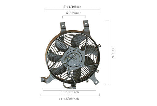 A/C Condenser Fan Assembly - Agility AutoParts - 6029139