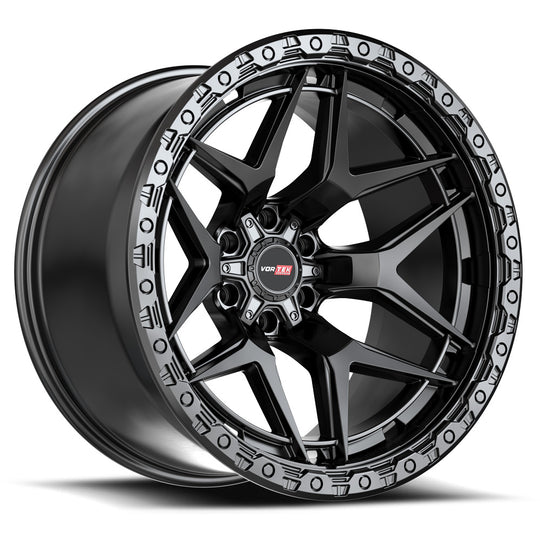 603189570SB - Vortek VRT-603 18X9 6X135 / 6X139.7 0mm Satin Black - Vortek Wheels Canada