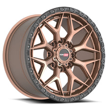 Load image into Gallery viewer, 6031898XBL-12MZBR - Vortek VRT-603 18X9 Blank -12mm Matte Bronze With Black Bead Ring - Vortek Wheels Canada