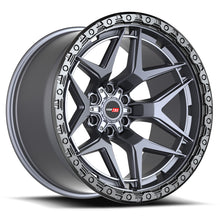 Load image into Gallery viewer, 6031898XBL18MTBR - Vortek VRT-603 18X9 Blank 18mm Matte Titanium With Black Bead Ring - Vortek Wheels Canada