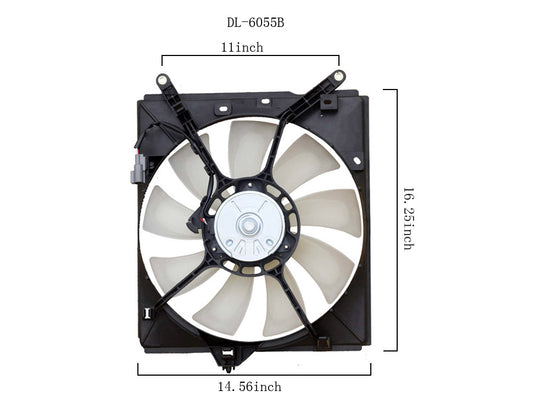 A/C Condenser Fan Assembly - Agility AutoParts - 6034103