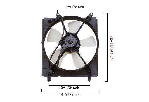 Radiator Fan Assembly - Agility AutoParts - 6034108